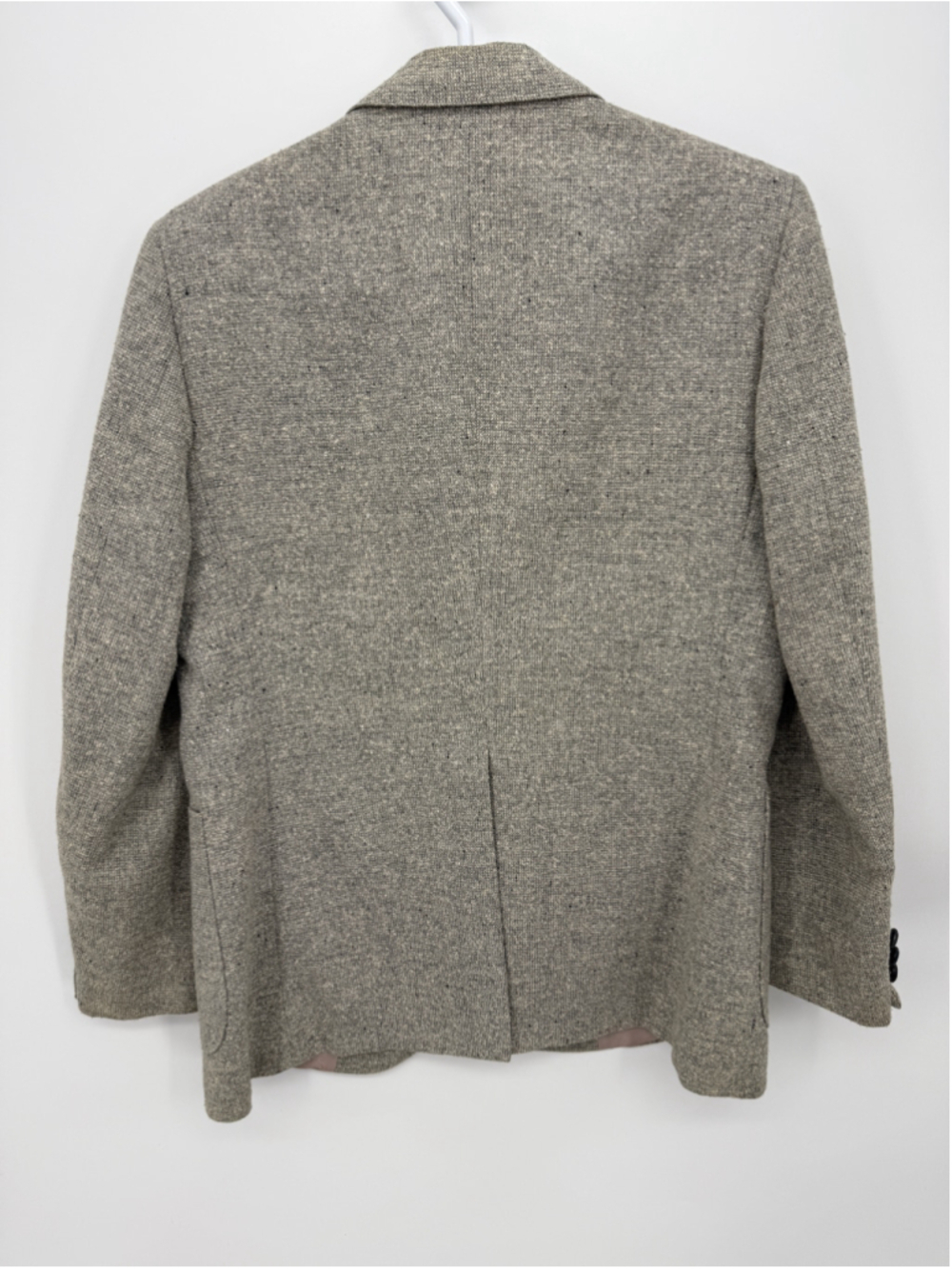 Vintage Beaconhill Gray Tweed Sport Coat Blazer Men Size 40R - Picture 2 of 13
